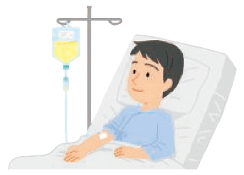 薬物療法治療をしている患者さん