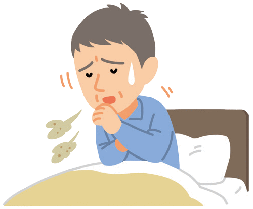 肺炎などの呼吸器合併症