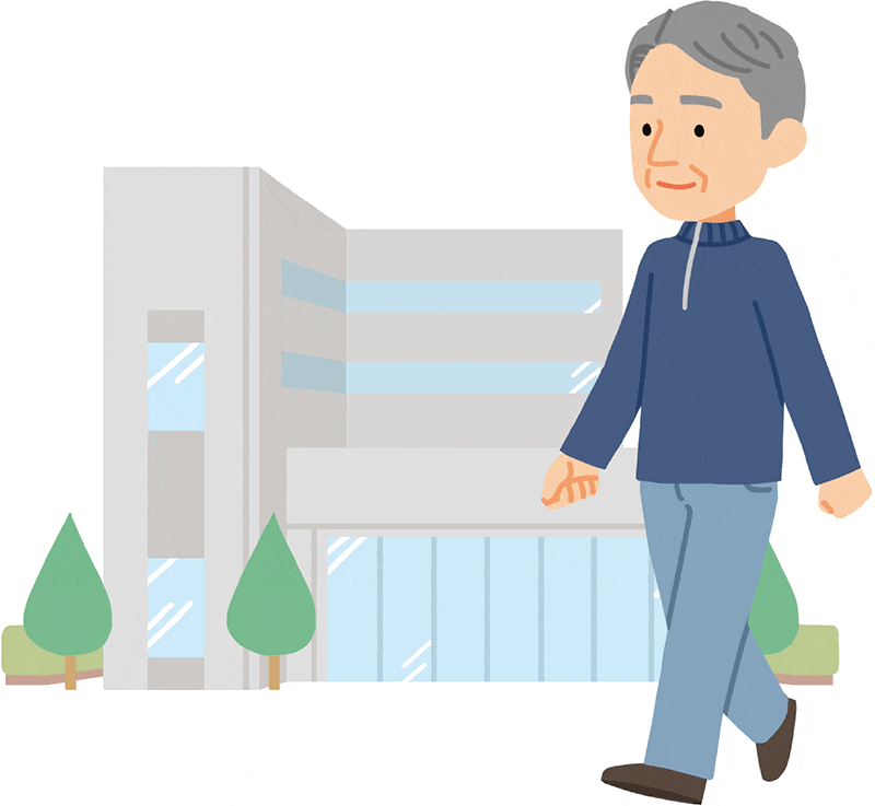 通院する患者さん