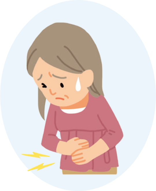 腹痛の症状
