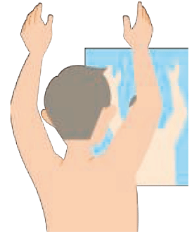 ご自身のリンパ節（わきの下や太ももの付け根）にしこりがないか、触ってチェックしましょう。