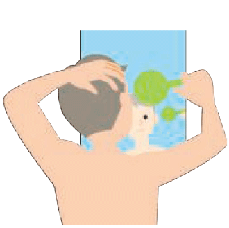 ご自身のリンパ節（わきの下や太ももの付け根）にしこりがないか、触ってチェックしましょう。