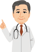 説明する医師のイラスト