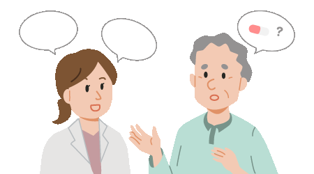 主治医に治療開始を提案され、何が自分には合っているのか聞いた