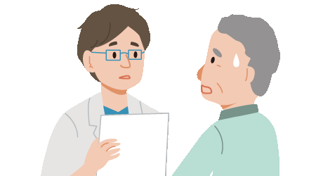 血液内科の初診時に血液検査を行い、翌週の 診察時に「悪性リンパ腫、WMの疑いがある」と告げられた