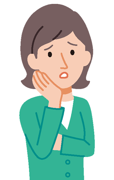 女性の患者さんのイラスト