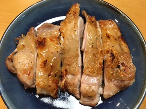 モモ肉のグリル焼き