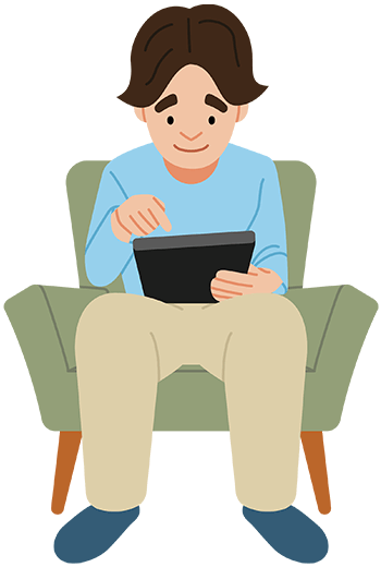 座りっぱなしはできるだけ少なく