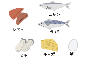 ビタミンB12を多く含む食品