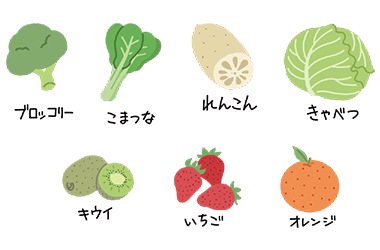 ビタミンCを多く含む食品