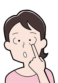 皮膚や白目が黄色くなる（黄疸）