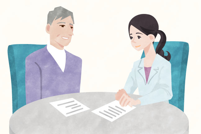 苦痛を和らげてくれる専門家がいます