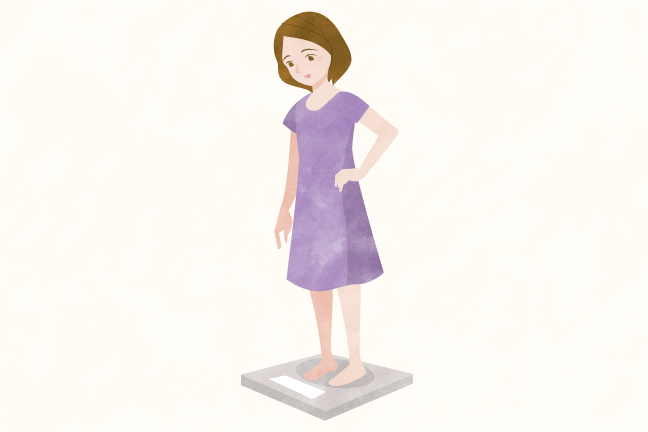 体重が減るのが、がん悪液質の特徴です