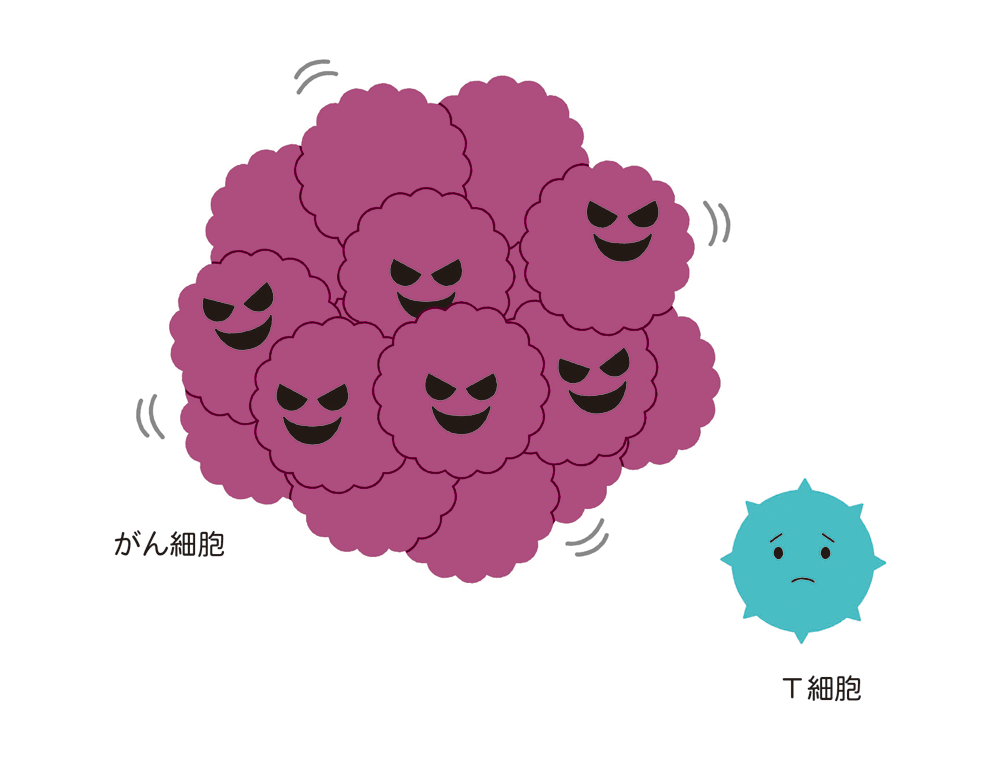 がん細胞とT細胞