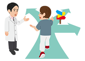 主治医と相談し選択する