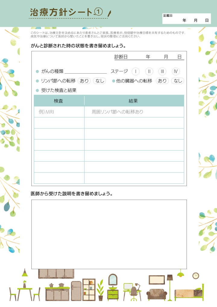 治療方針シート