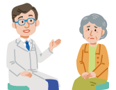 医師のつぶやきに驚く